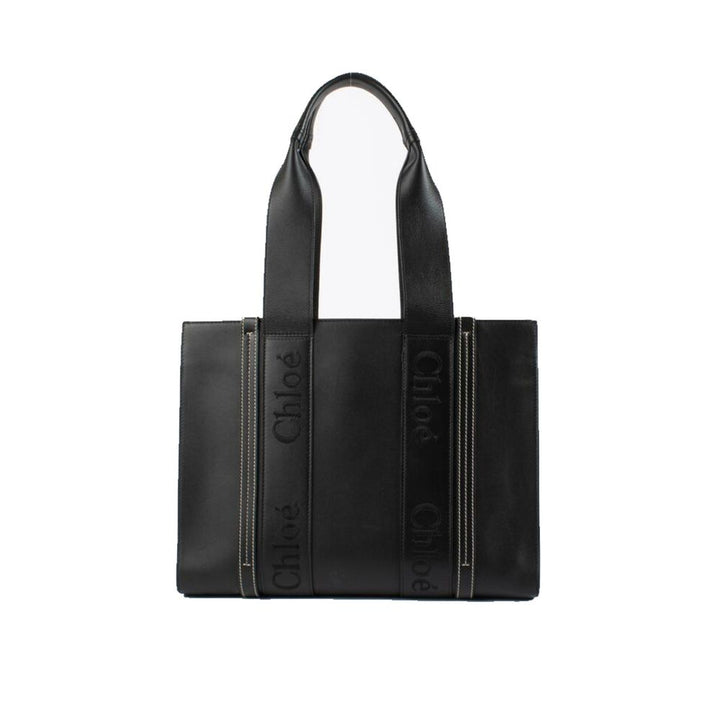 Black Leather Tote Bag Chloé