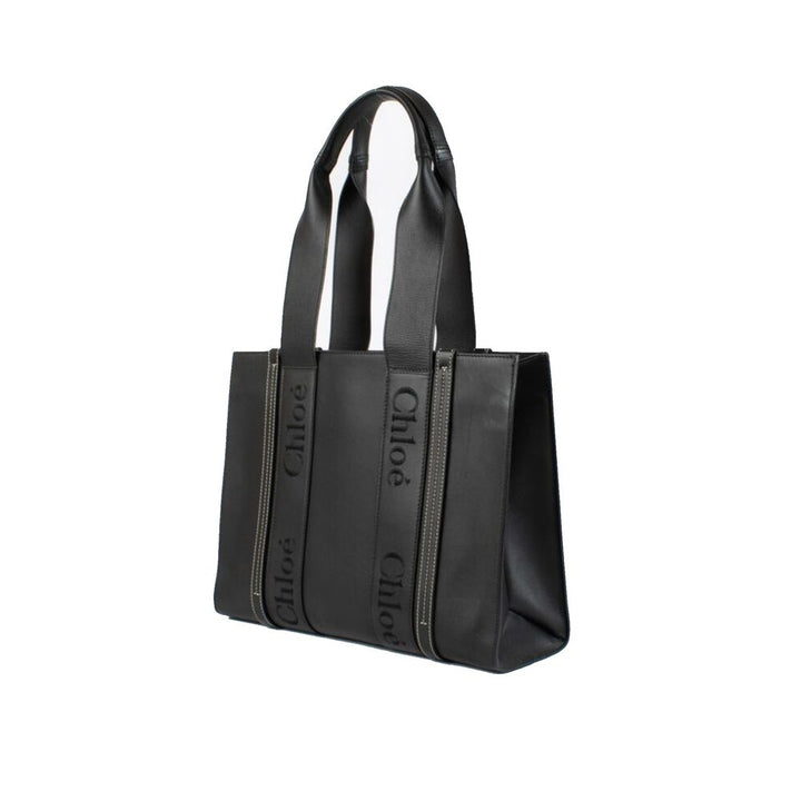 Black Leather Tote Bag Chloé