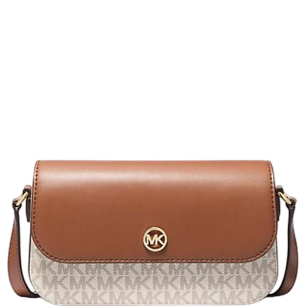 Beige Leather Crossbody Bag Michael Kors