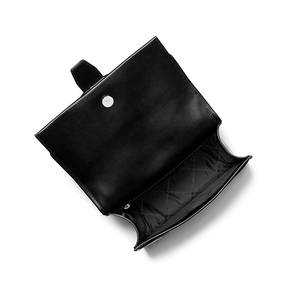 Black Leather Shoulder Bag Michael Kors