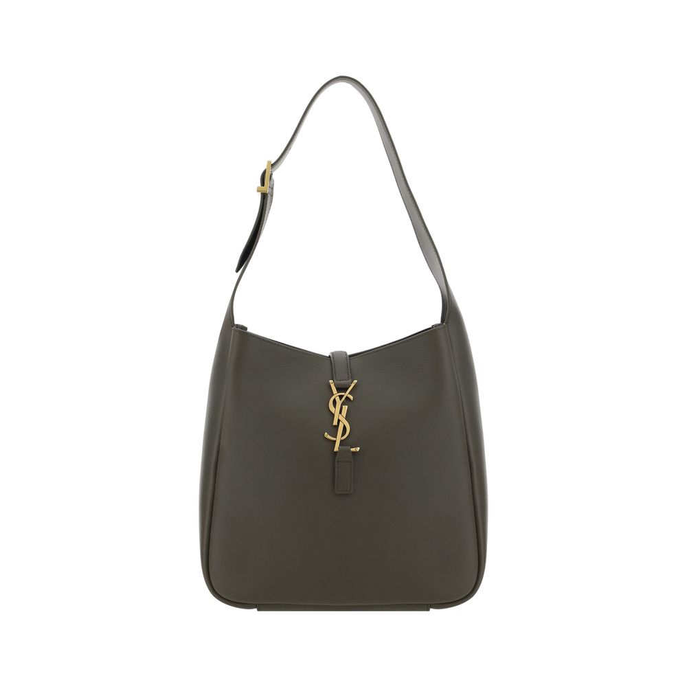 Bicolor Calf Leather Bos Taurus Shoulder Bag Saint Laurent