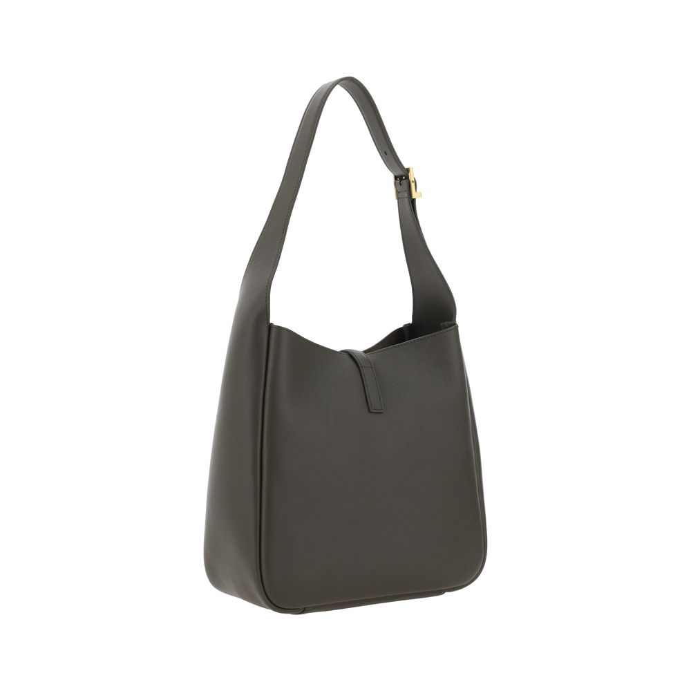 Bicolor Calf Leather Bos Taurus Shoulder Bag Saint Laurent