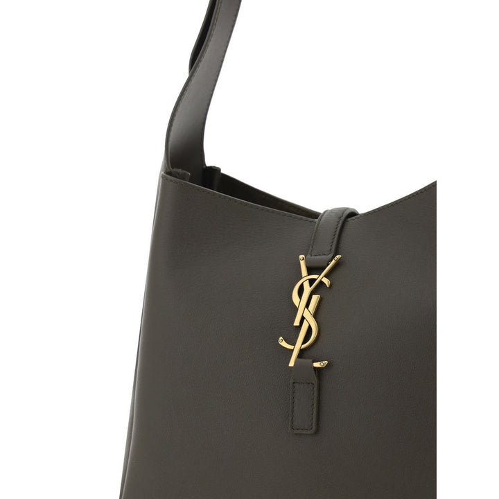 Bicolor Calf Leather Bos Taurus Shoulder Bag Saint Laurent