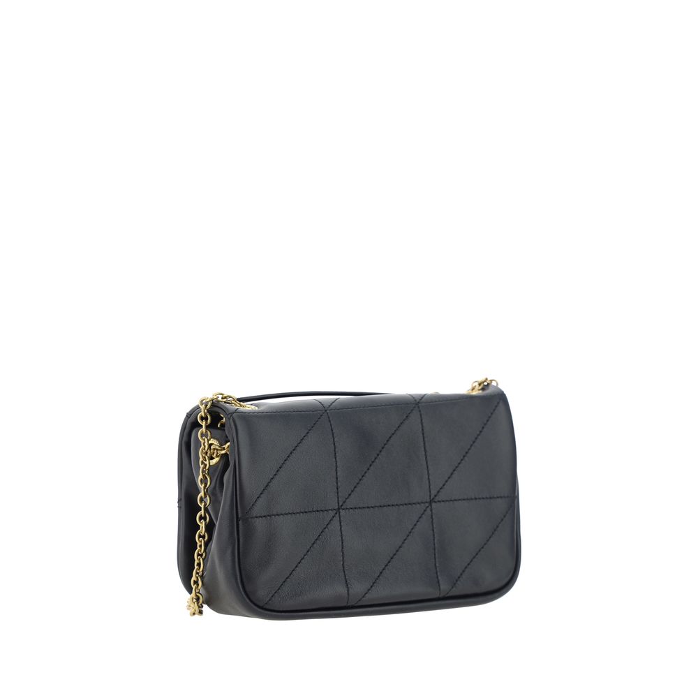 Black Lamb Ovis Aries Aries Shoulder Bag Saint Laurent