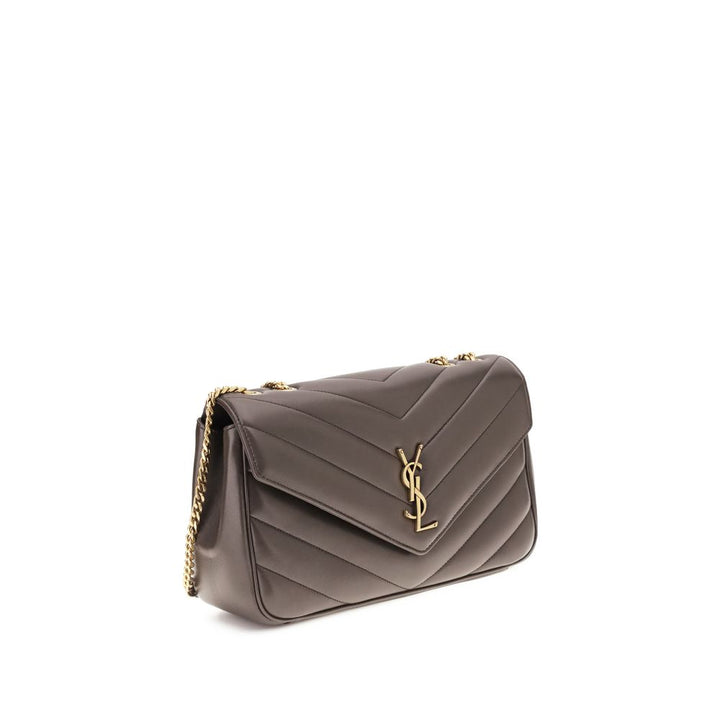Gray Lamb Ovis Aries Aries Shoulder Bag Saint Laurent