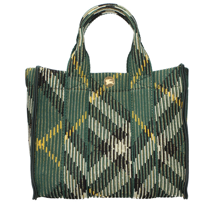 Green Fabric Handbag Burberry