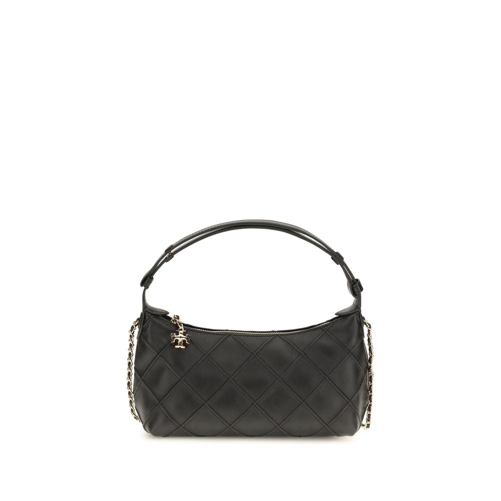 Black Lamb Ovis Aries Aries Clutch Bag Tory Burch