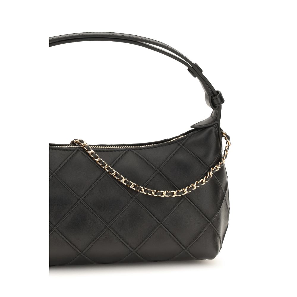 Black Lamb Ovis Aries Aries Clutch Bag Tory Burch