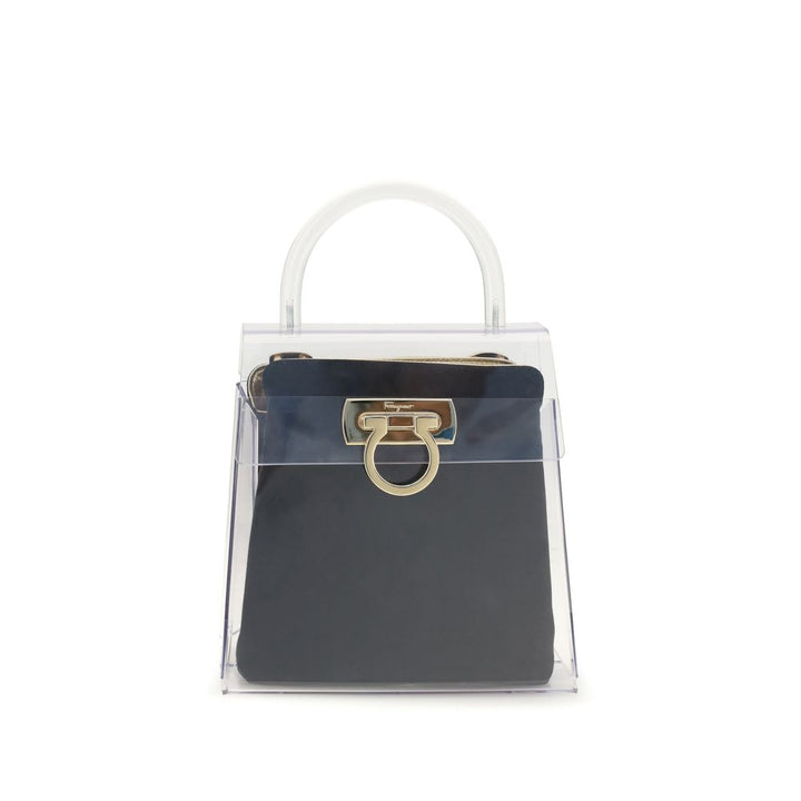 Black Pvc Handbag Ferragamo