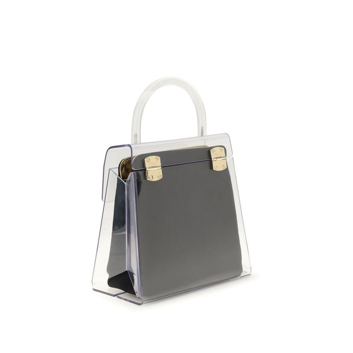 Black Pvc Handbag Ferragamo