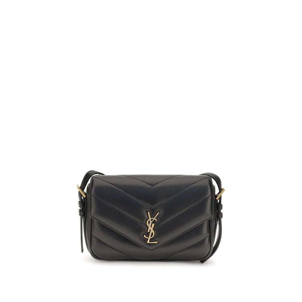 Black Lamb Ovis Aries Aries Shoulder Bag Saint Laurent