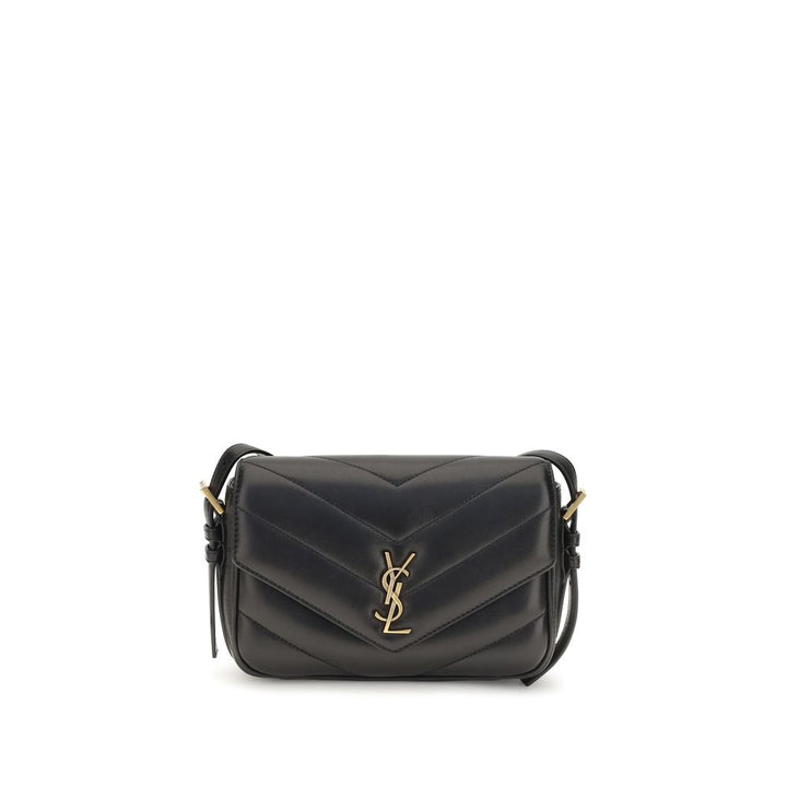 Black Lamb Ovis Aries Aries Shoulder Bag Saint Laurent