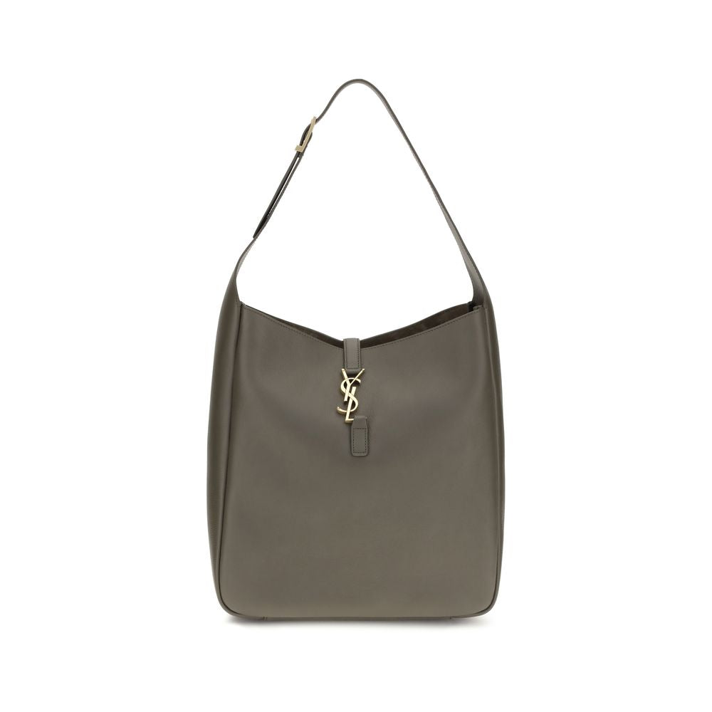 Bicolor Calf Leather Bos Taurus Shoulder Bag Saint Laurent