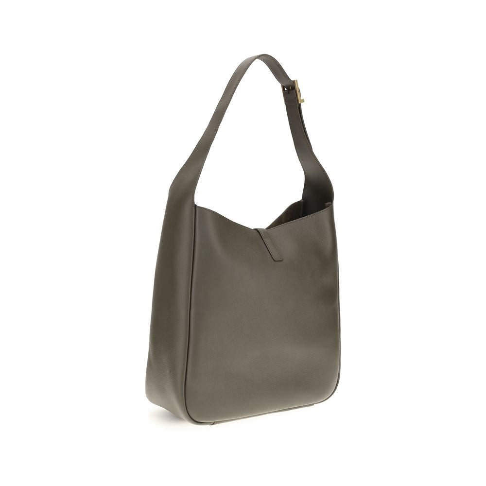 Bicolor Calf Leather Bos Taurus Shoulder Bag Saint Laurent