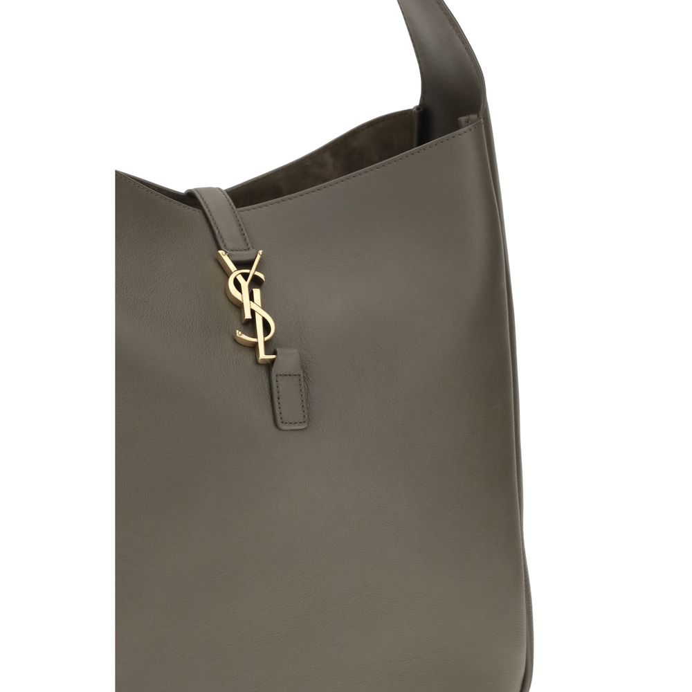 Bicolor Calf Leather Bos Taurus Shoulder Bag Saint Laurent