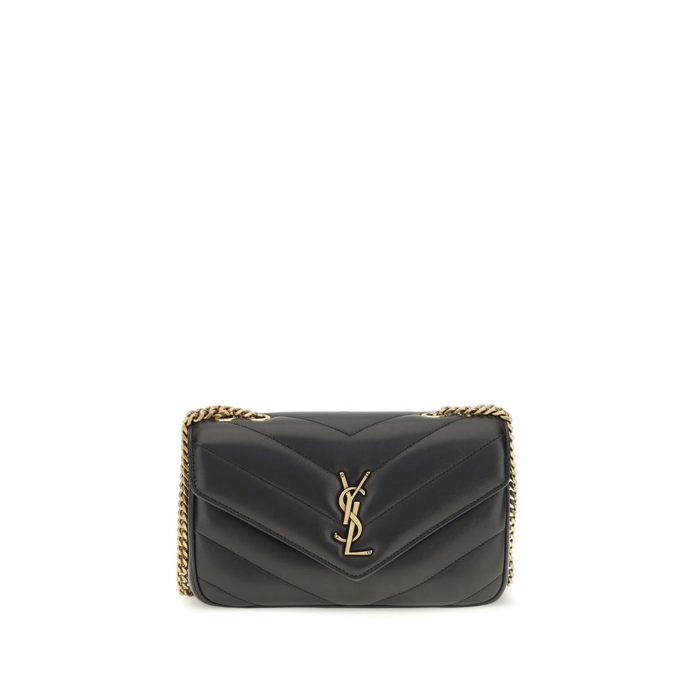 Black Lamb Ovis Aries Aries Shoulder Bag Saint Laurent