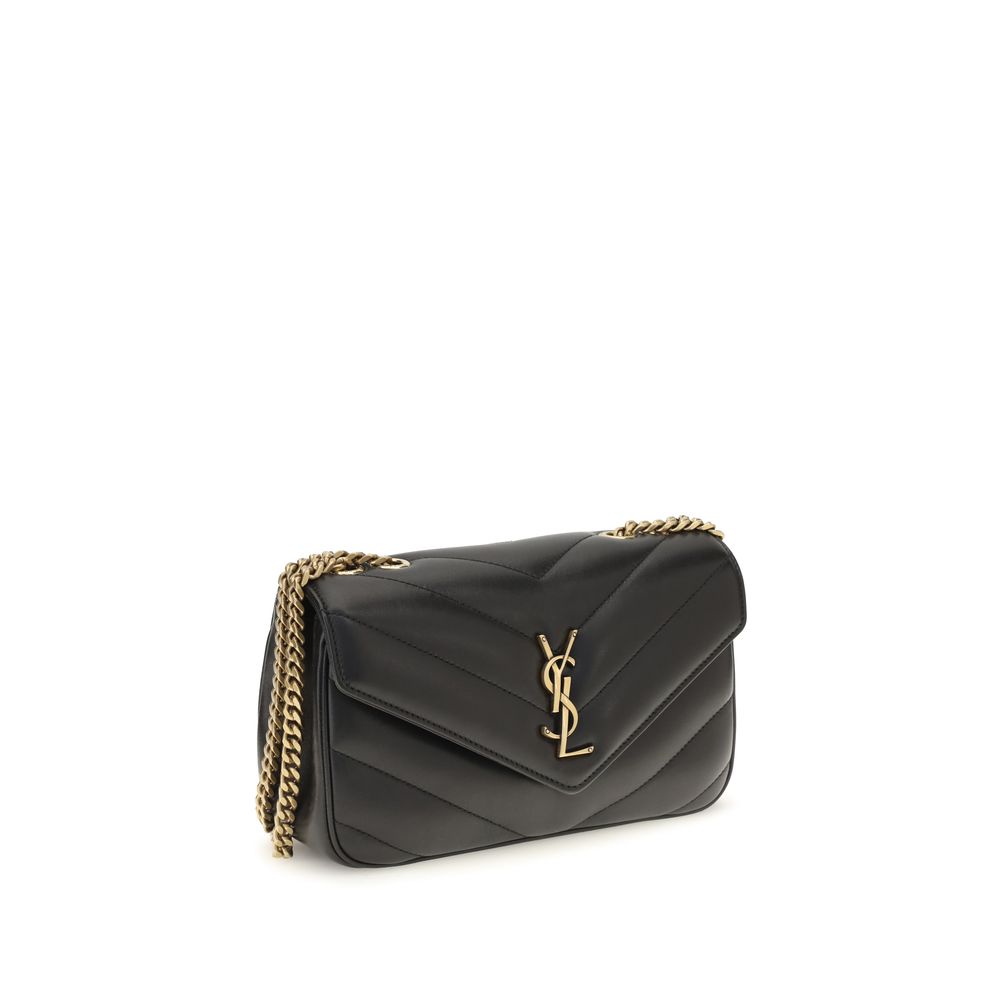 Black Lamb Ovis Aries Aries Shoulder Bag Saint Laurent