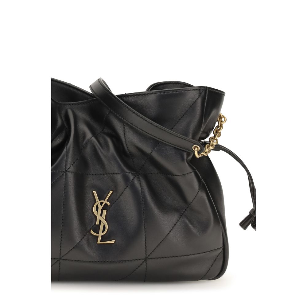 Black Lamb Ovis Aries Aries Clutch Bag Saint Laurent