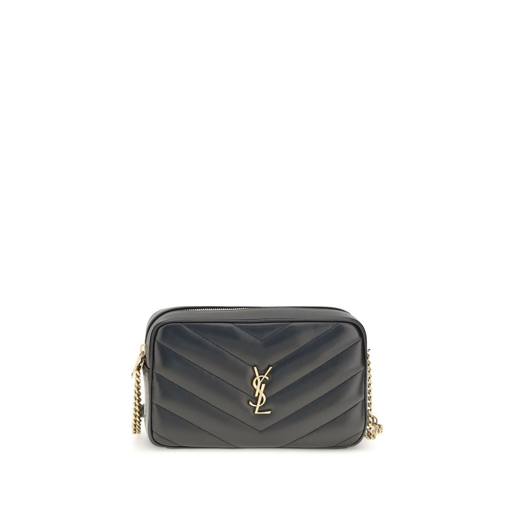 Black Lamb Ovis Aries Aries Shoulder Bag Saint Laurent