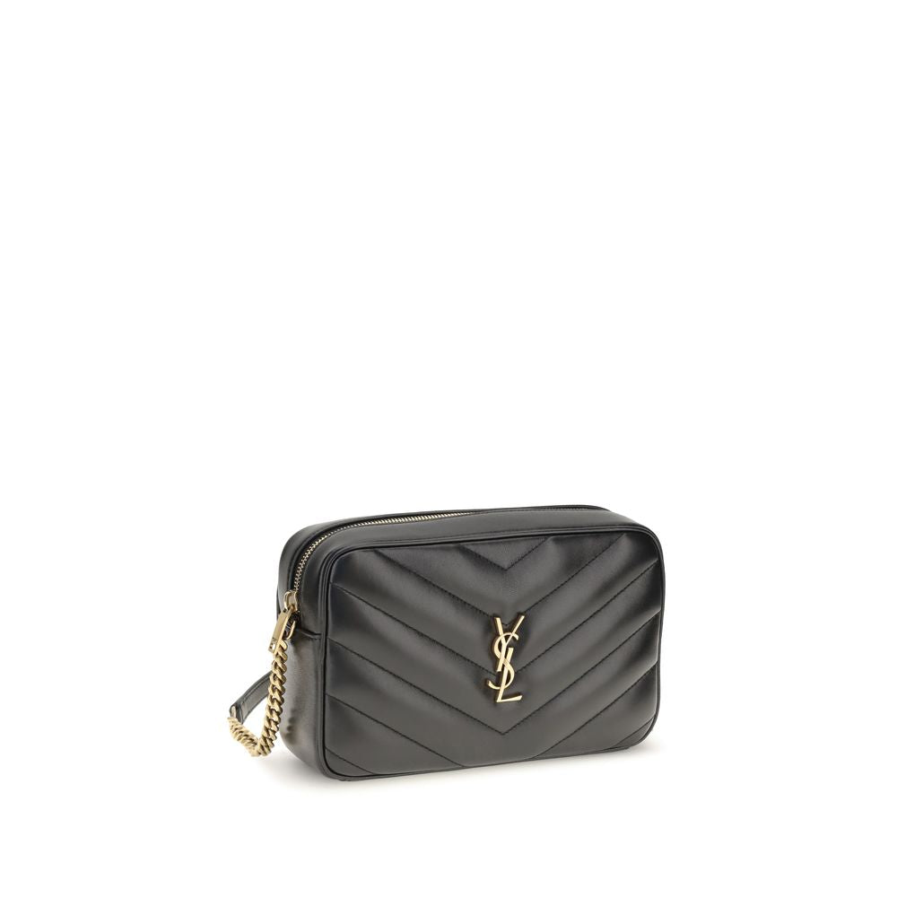 Black Lamb Ovis Aries Aries Shoulder Bag Saint Laurent