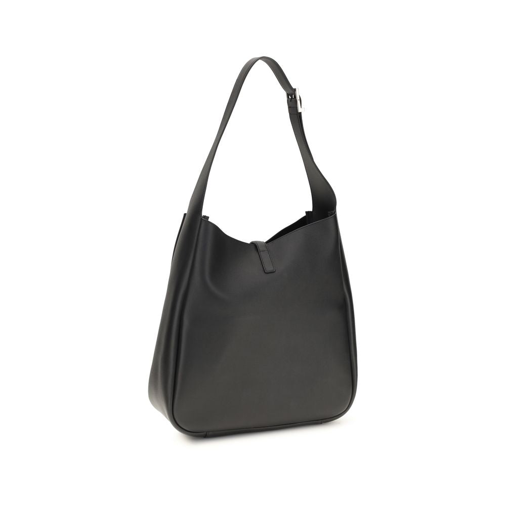 Black Calf Leather Bos Taurus Shoulder Bag Saint Laurent