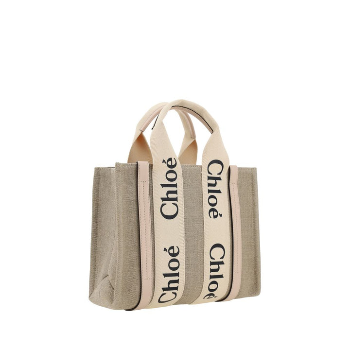 Brown Linen Handbag Chloé