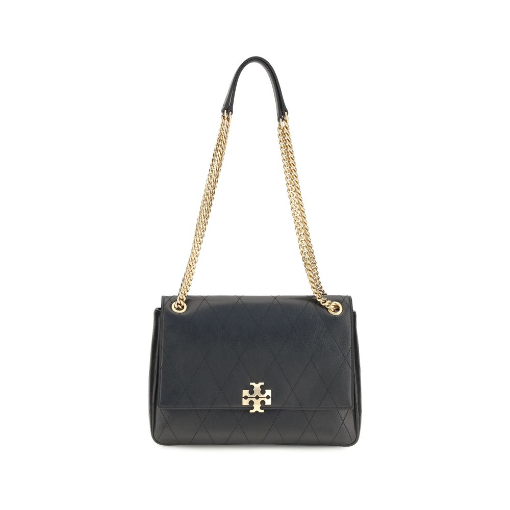 Black Calf Leather Bos Taurus Shoulder Bag Tory Burch