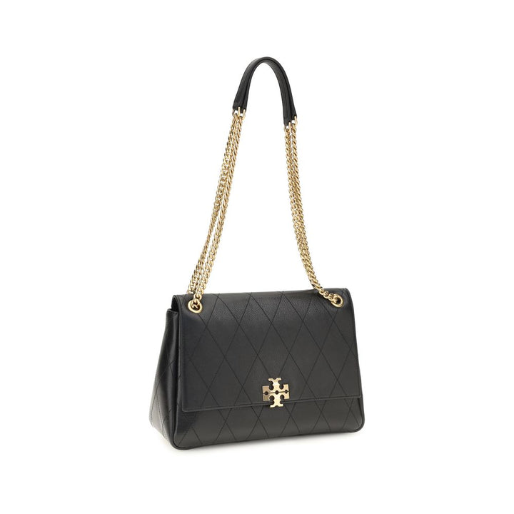 Black Calf Leather Bos Taurus Shoulder Bag Tory Burch