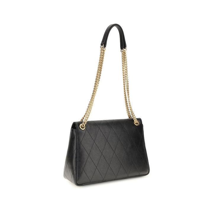 Black Calf Leather Bos Taurus Shoulder Bag Tory Burch
