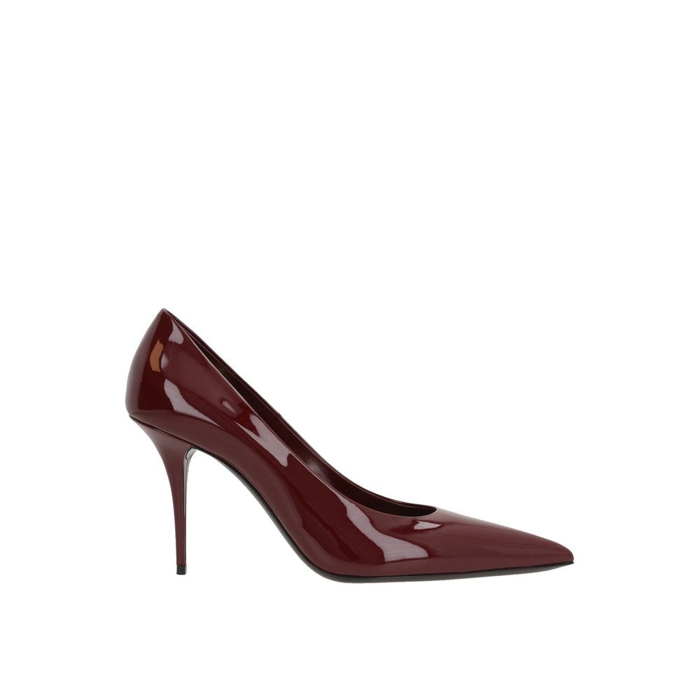 Multicolor Calfskin Platform Pumps Saint Laurent