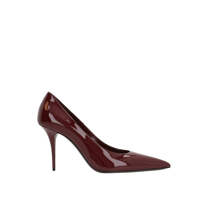 Multicolor Calfskin Platform Pumps Saint Laurent