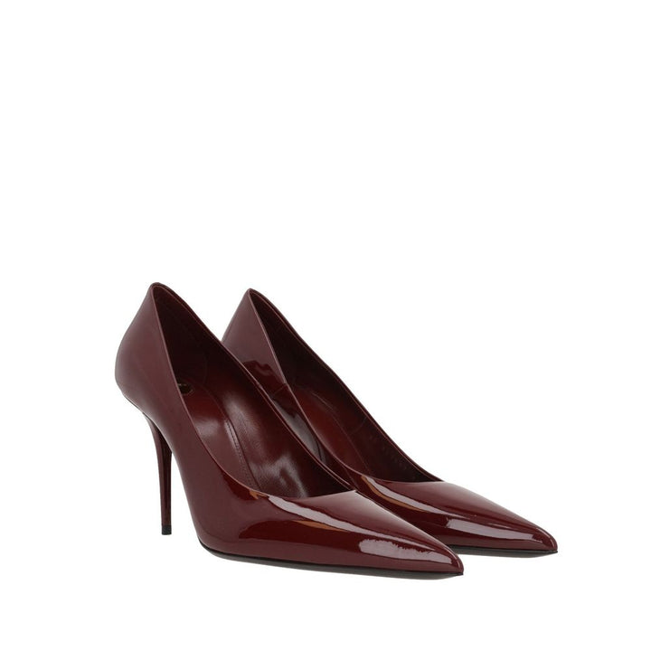Multicolor Calfskin Platform Pumps Saint Laurent