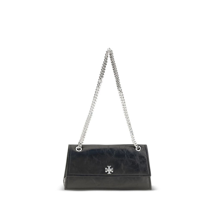 Black Suede Leather Shoulder Bag Tory Burch