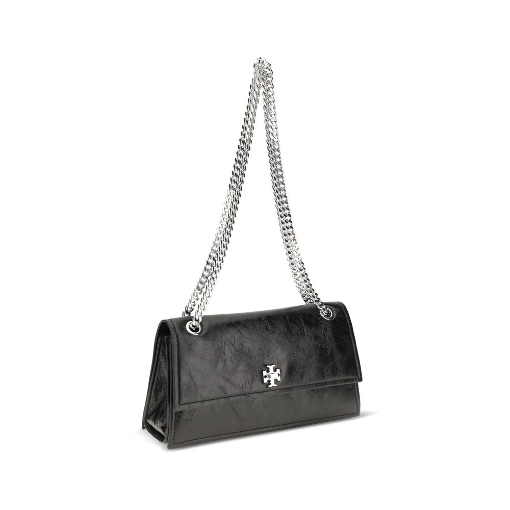 Black Suede Leather Shoulder Bag Tory Burch