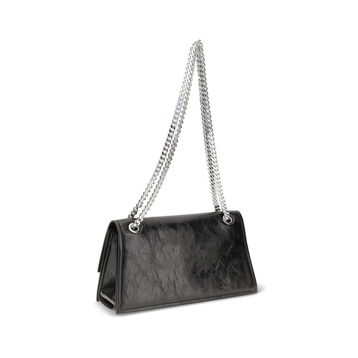 Black Suede Leather Shoulder Bag Tory Burch