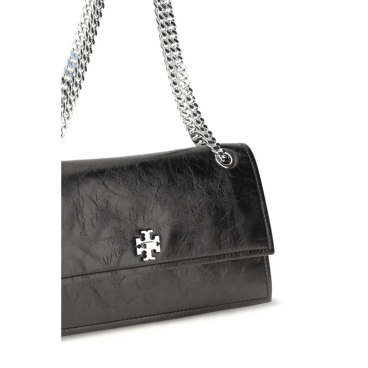 Black Suede Leather Shoulder Bag Tory Burch