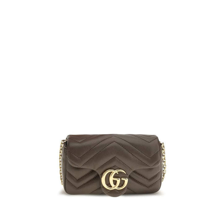 Brown Calf Leather Bos Taurus Shoulder Bag Gucci