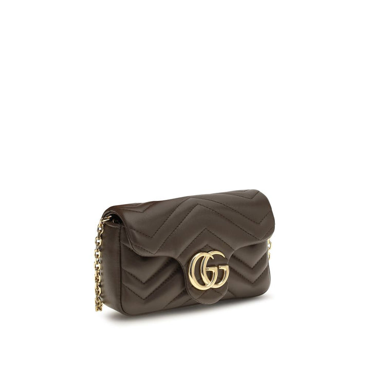 Brown Calf Leather Bos Taurus Shoulder Bag Gucci