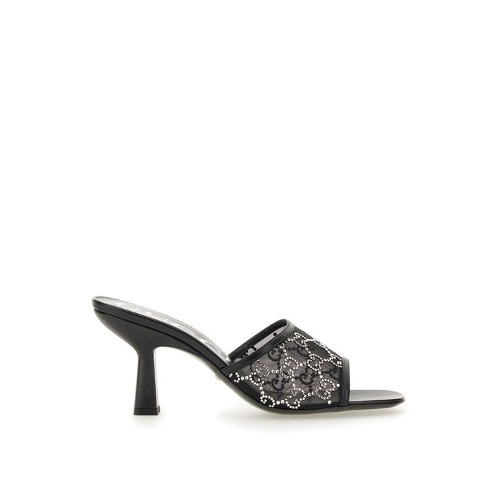 Black Polyamide Mules Gucci