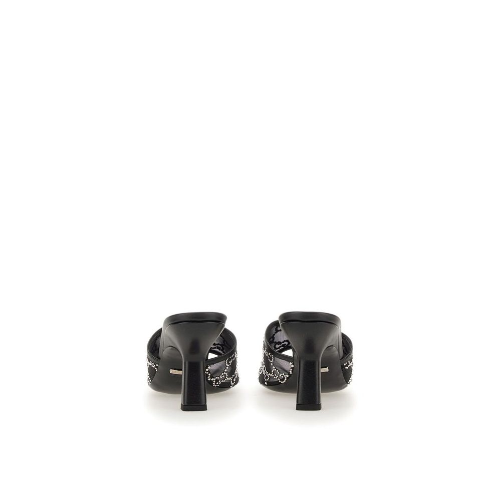 Black Polyamide Mules Gucci
