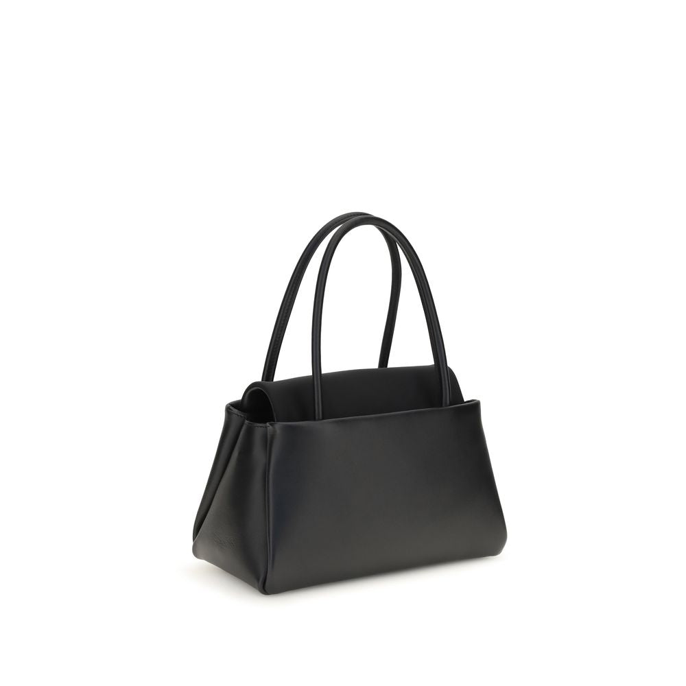 Black Calf Leather Bos Taurus Handbag Prada