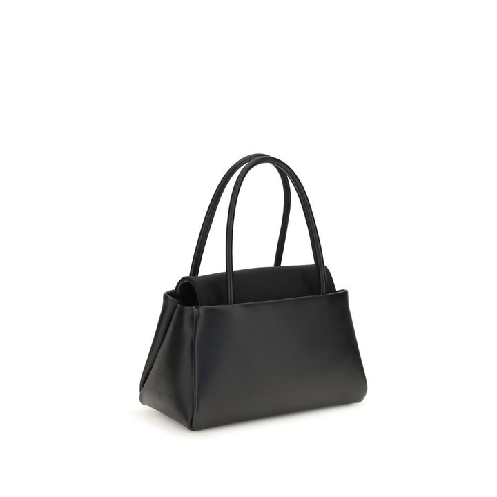 Black Calf Leather Bos Taurus Handbag Prada