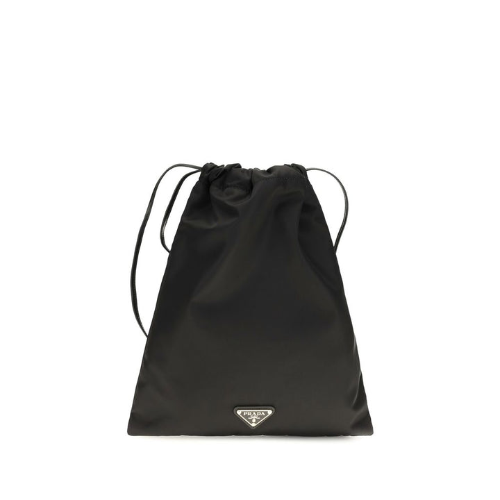 Black Polyamide Clutch Bag