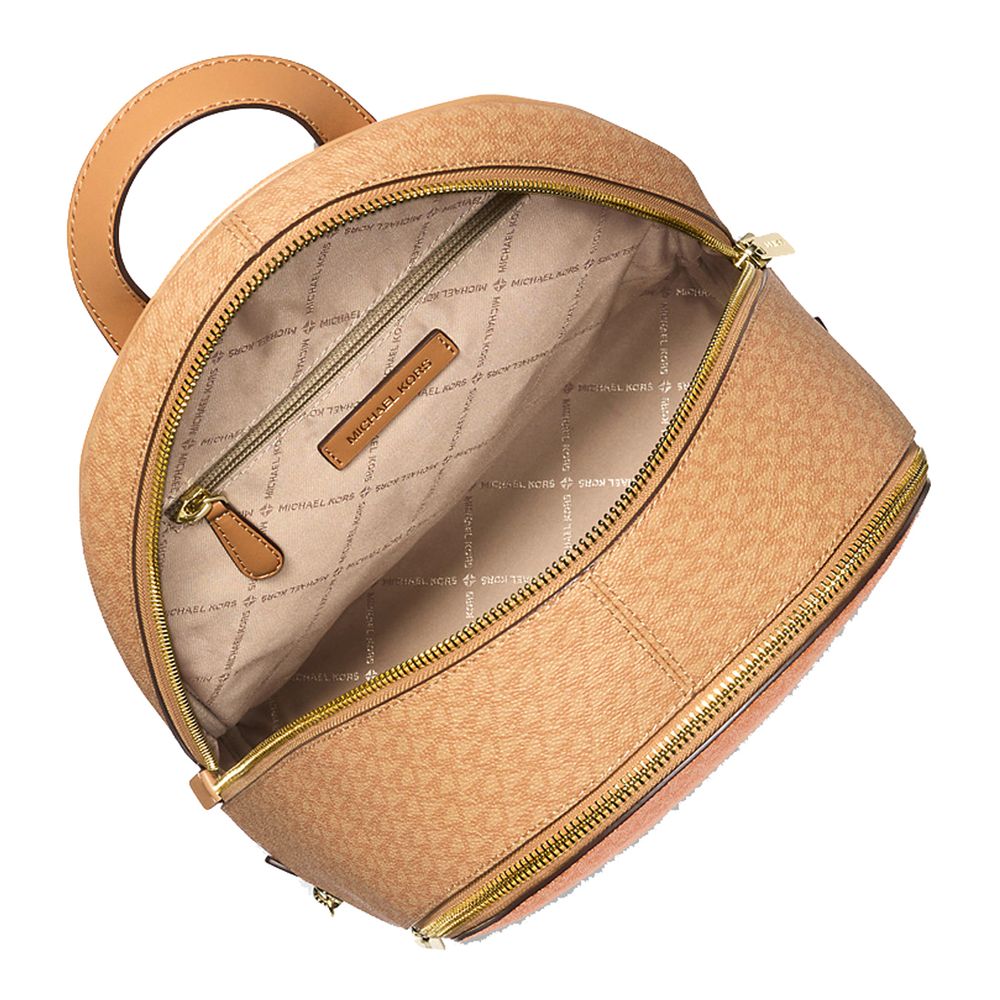 Orange Canvas Backpack Michael Kors
