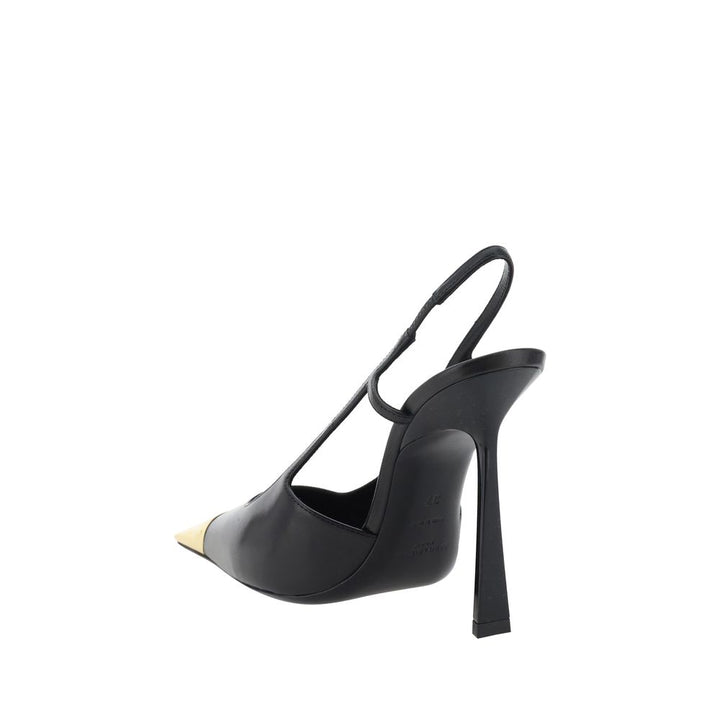 Black Lamb Ovis Aries Aries High Heel Pumps Saint Laurent
