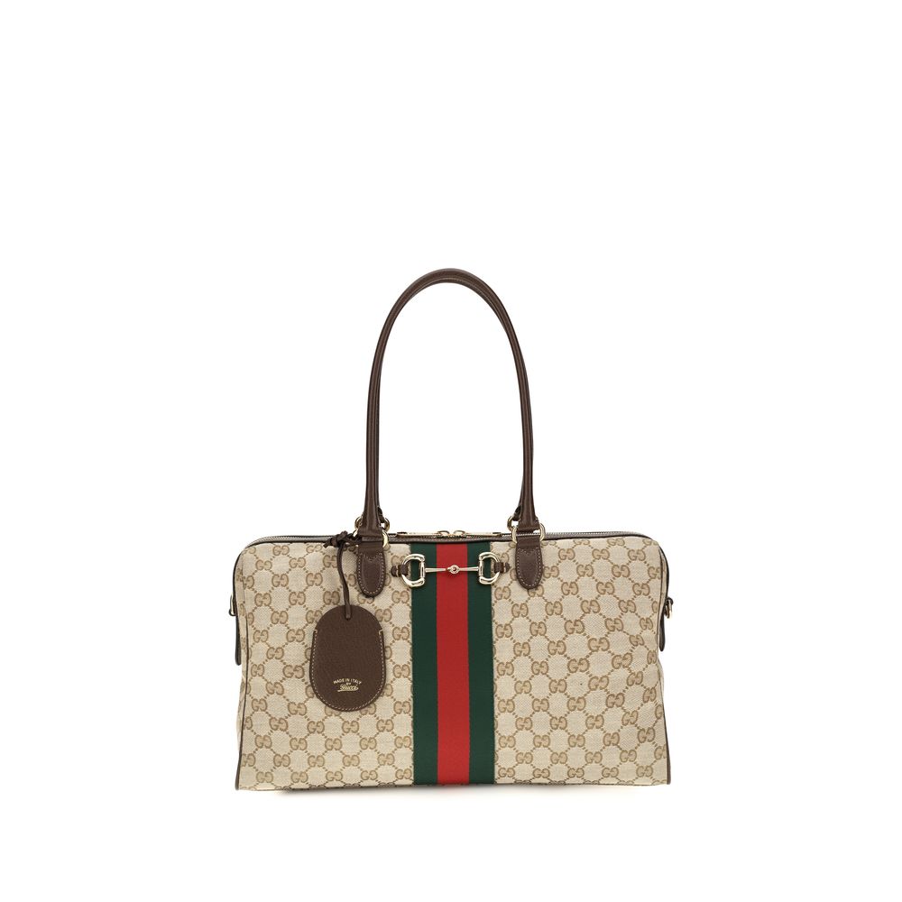 Beige Fabric Handbag Gucci