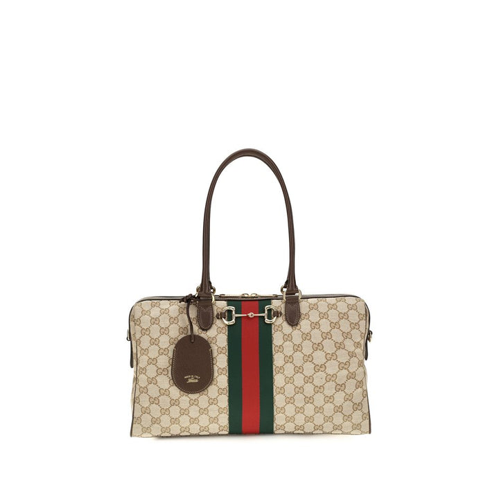 Beige Fabric Handbag Gucci