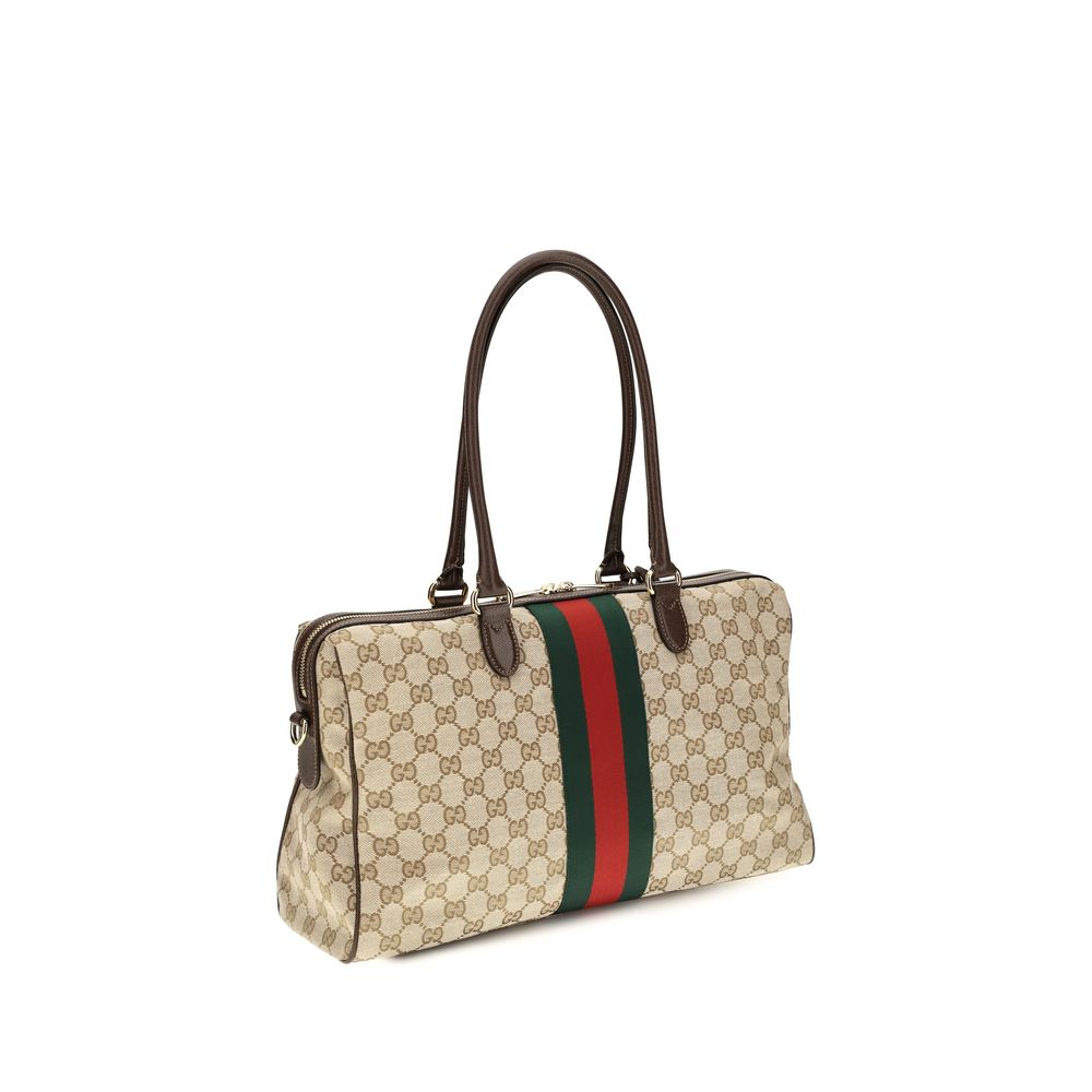 Beige Fabric Handbag Gucci