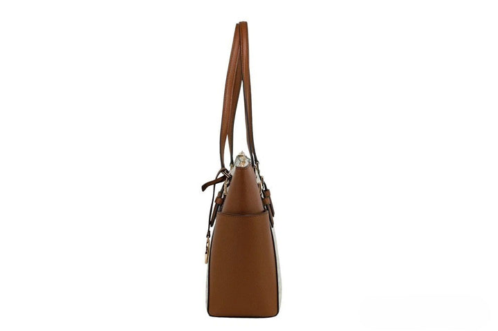 Michael Kors Michael Kors Women Leather Shoulder Tote Bag Purse Handbag+Double Zipper Wallet Michael Kors