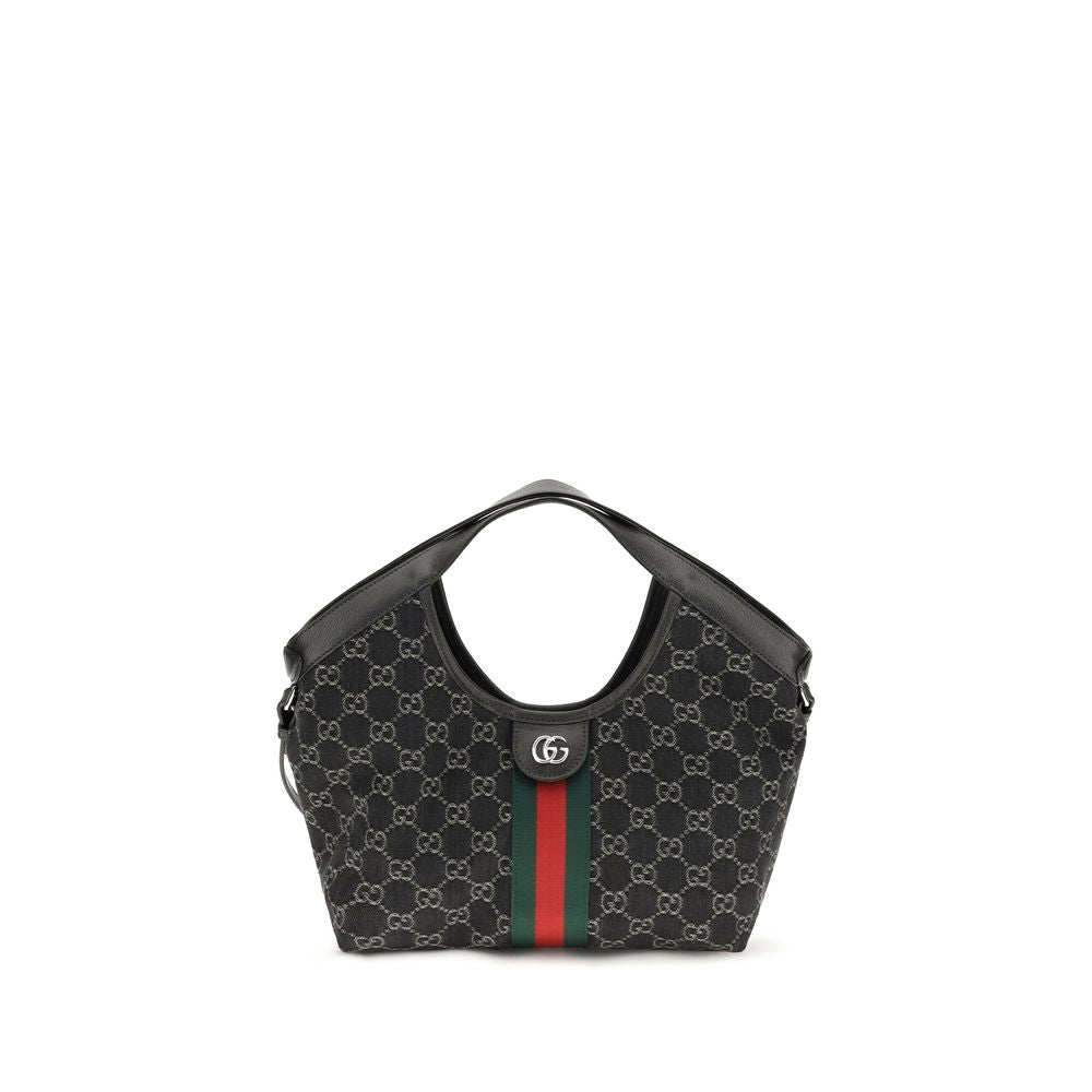 Black Fabric Shoulder Bag Gucci